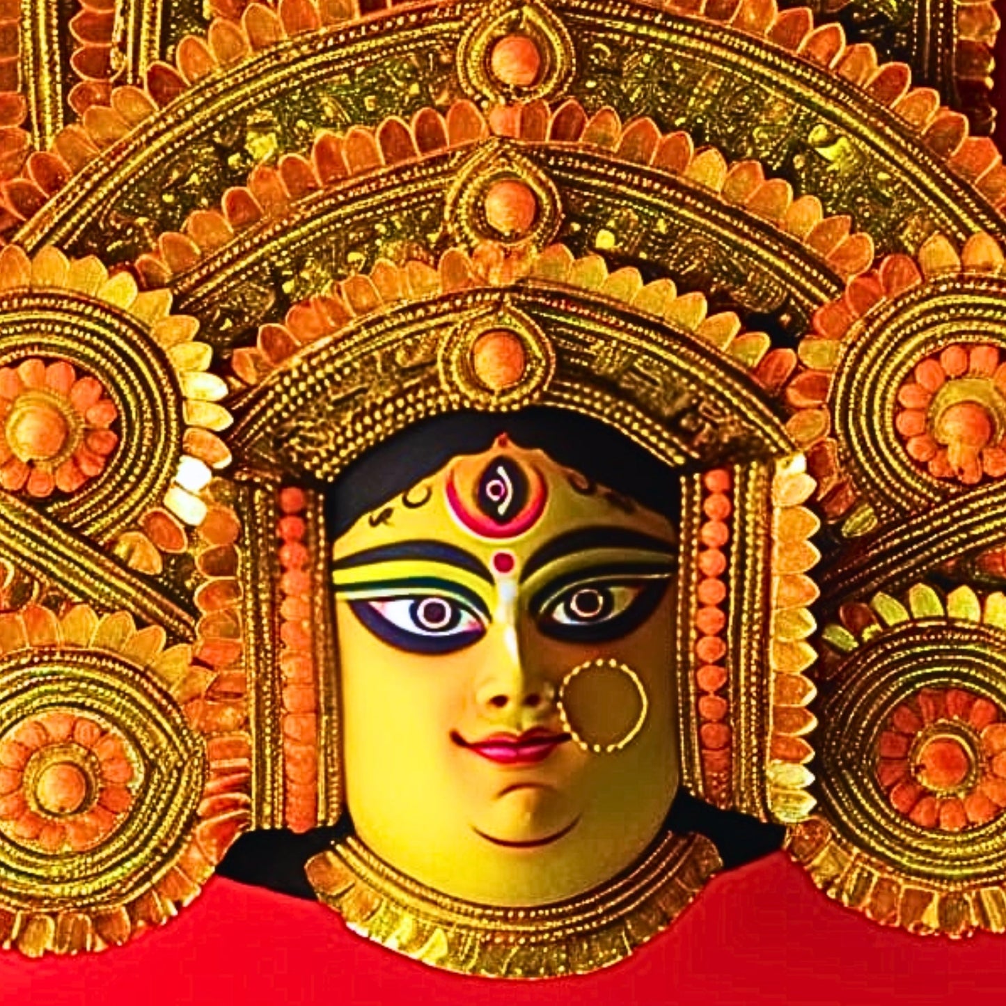 MahaDurga Mukhosh – Grand Divine with Traditional Saj