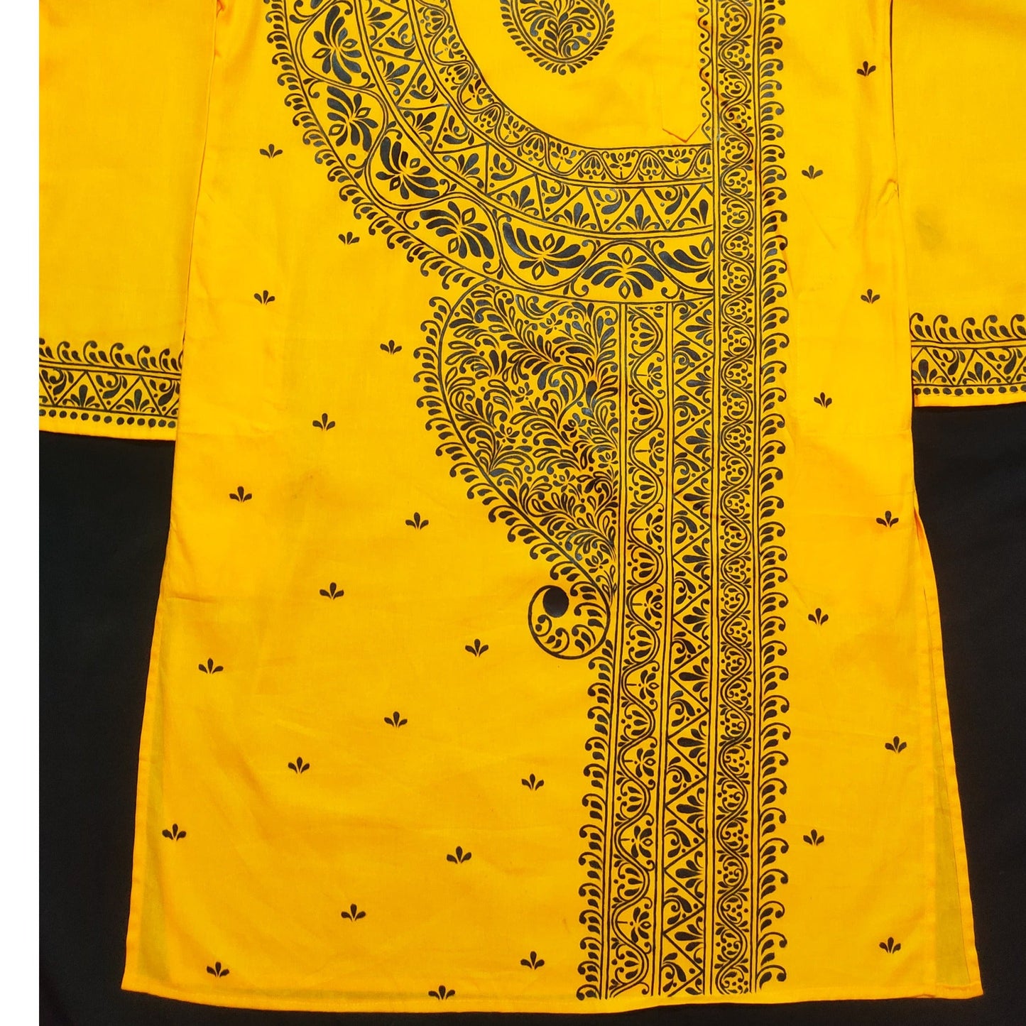 Royal Kalka Panjabi – Handcrafted Art on Fabric