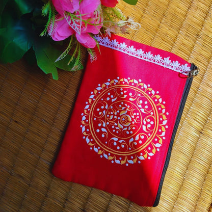 Handmade Kalka Art Side Bags (Combo of 3)