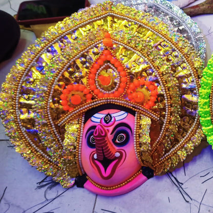 Shree Ganesh Chhau Mukhosh –  (14×14 inch)