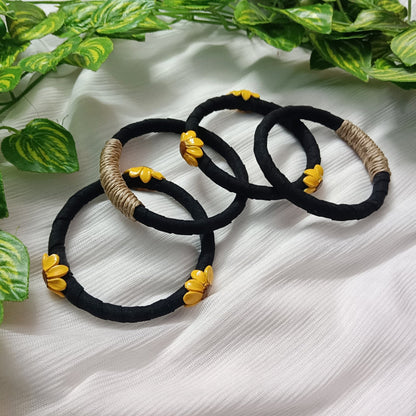 Surjomukhi Charm Set – Choker, Earrings, Rings & Bangles