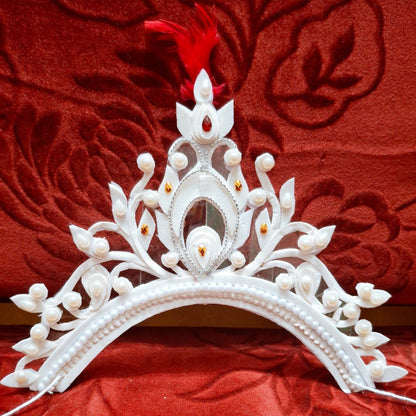 Handcrafted Jasmine Sola Mukut