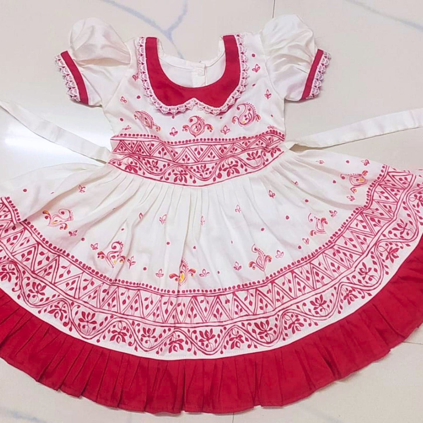 Gulika Hand-Painted Baby Frock