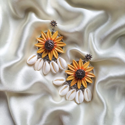 Mrinalika Clay Earrings – Earth-Touched Elegance