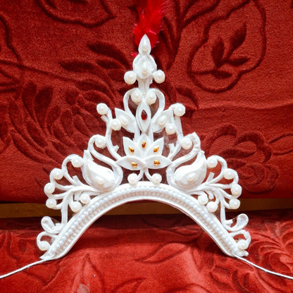 Royal Pearl Sola Mukut Bride