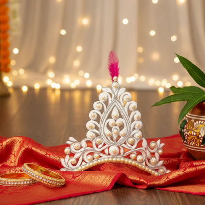RajaRani Bridal Mukut – Regal Majesty