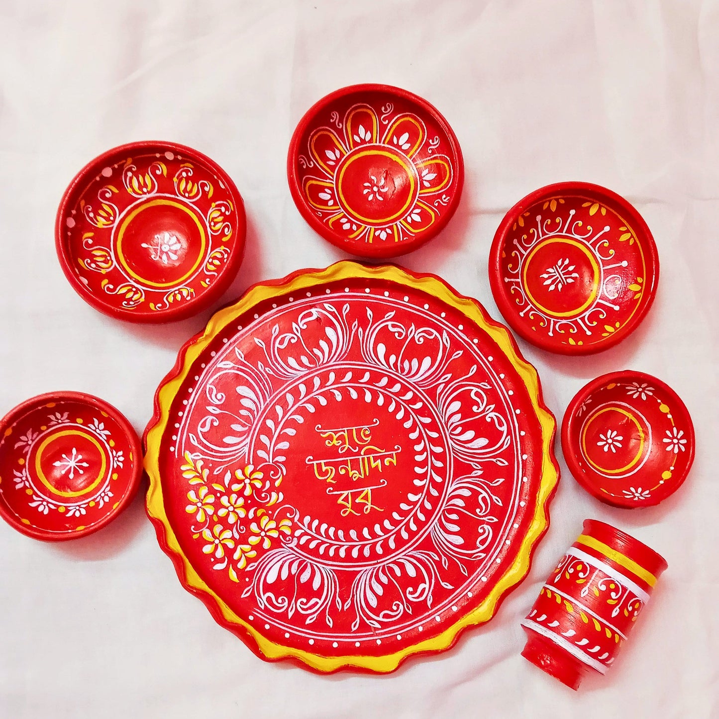 Sanskar Matir Thala Set –  (7 pcs)