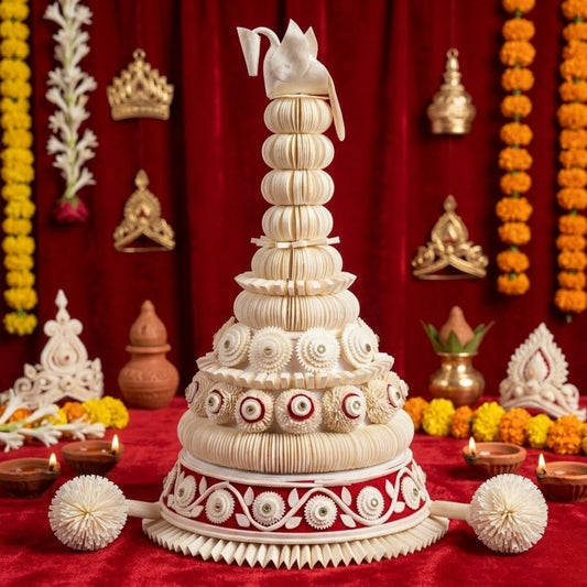 Artisan Crafted Bengali Groom Topor