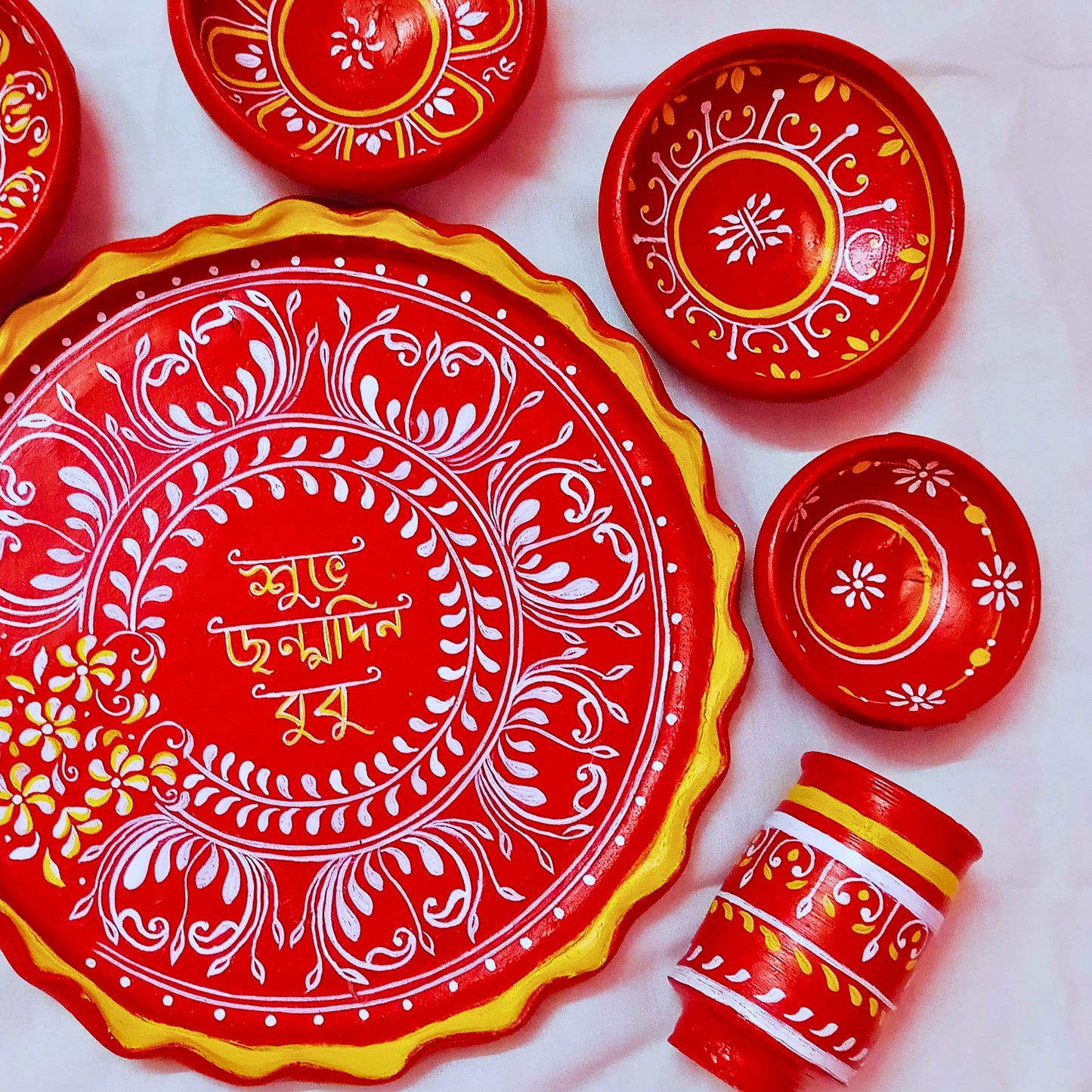 Sanskar Matir Thala Set –  (7 pcs)