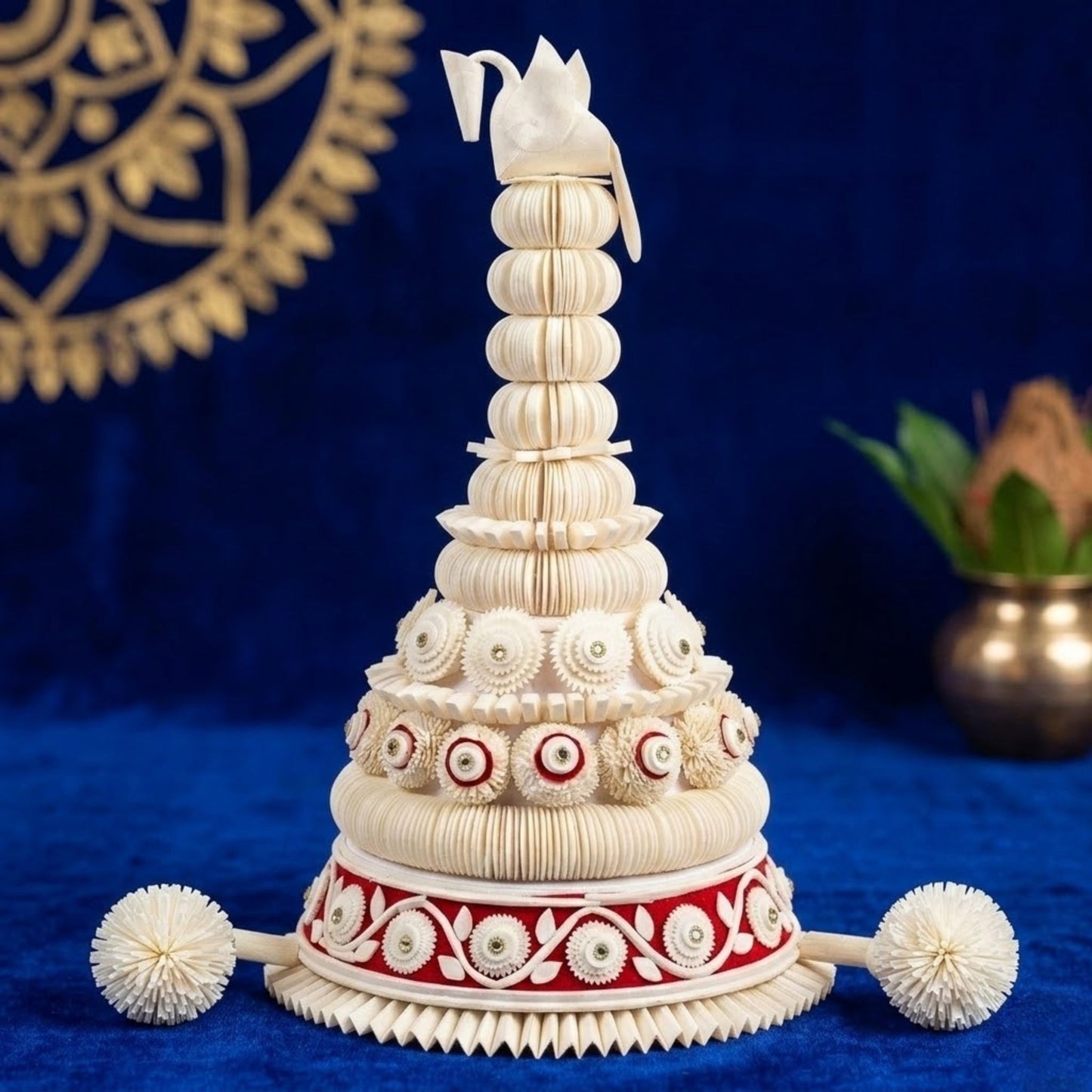 Artisan Crafted Bengali Groom Topor