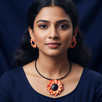 Hasuli Elegance – Clay Jewelry Set