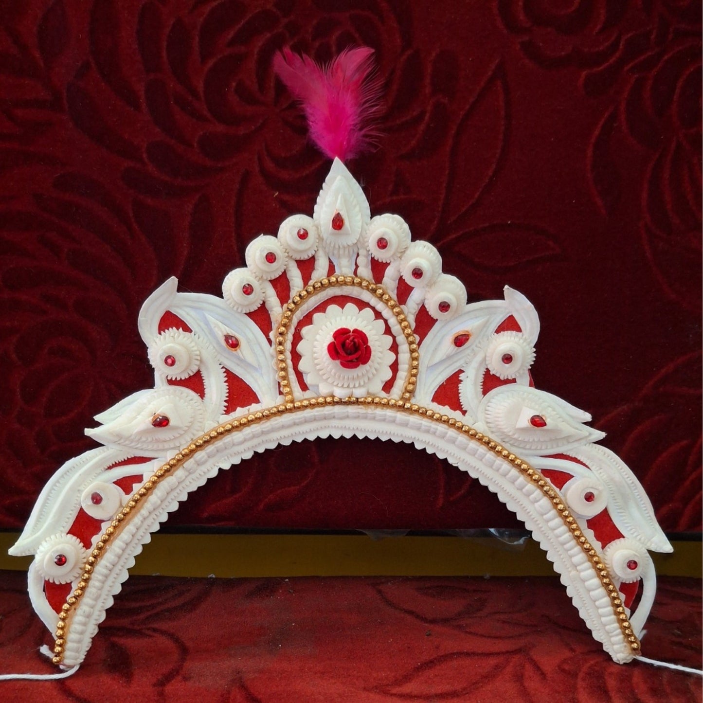 Pure Floral Sola Mukut Bridal