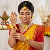 Swarnaprabha Haldi Jewellery Set – Gaye Holud Jewellery