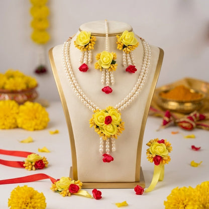 Swarnaprabha Haldi Jewellery Set – Gaye Holud Jewellery