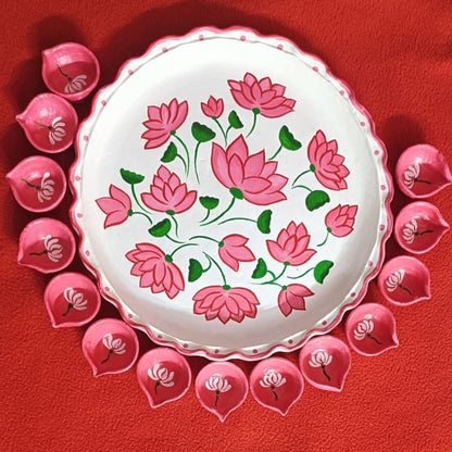 Ritu Rang Designer Clay Diya Set
