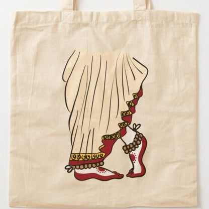 Nrityarupa Hand-Painted Dance Tote Bag