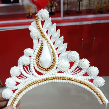 Traditional Pure Sola Bridal Mukut