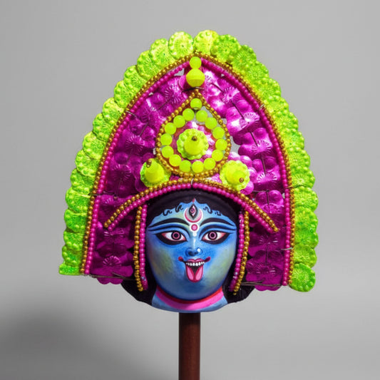Shayma Kali Chhau Mukhosh – (9×9 inch)