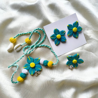 Prithvima Clay Jewelry Set