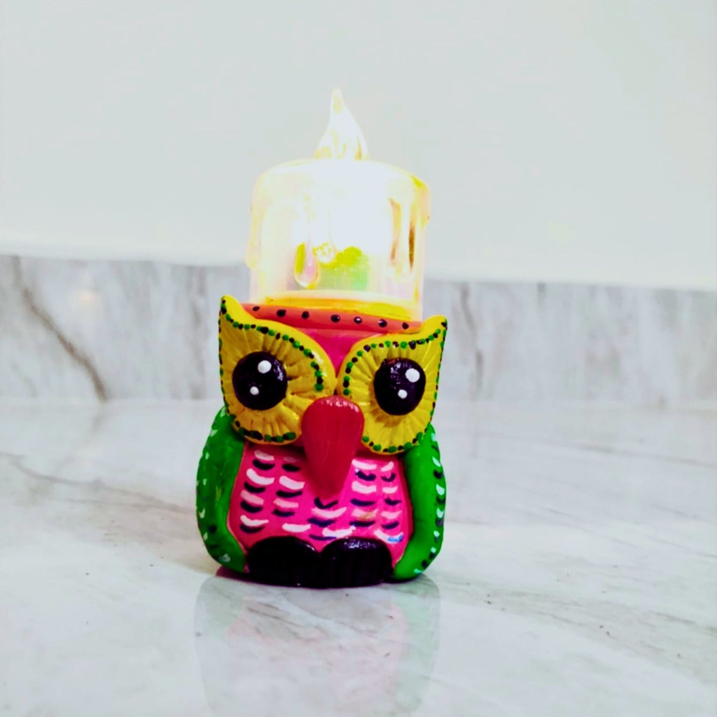 WiseNest – Clay Owl Table Décor