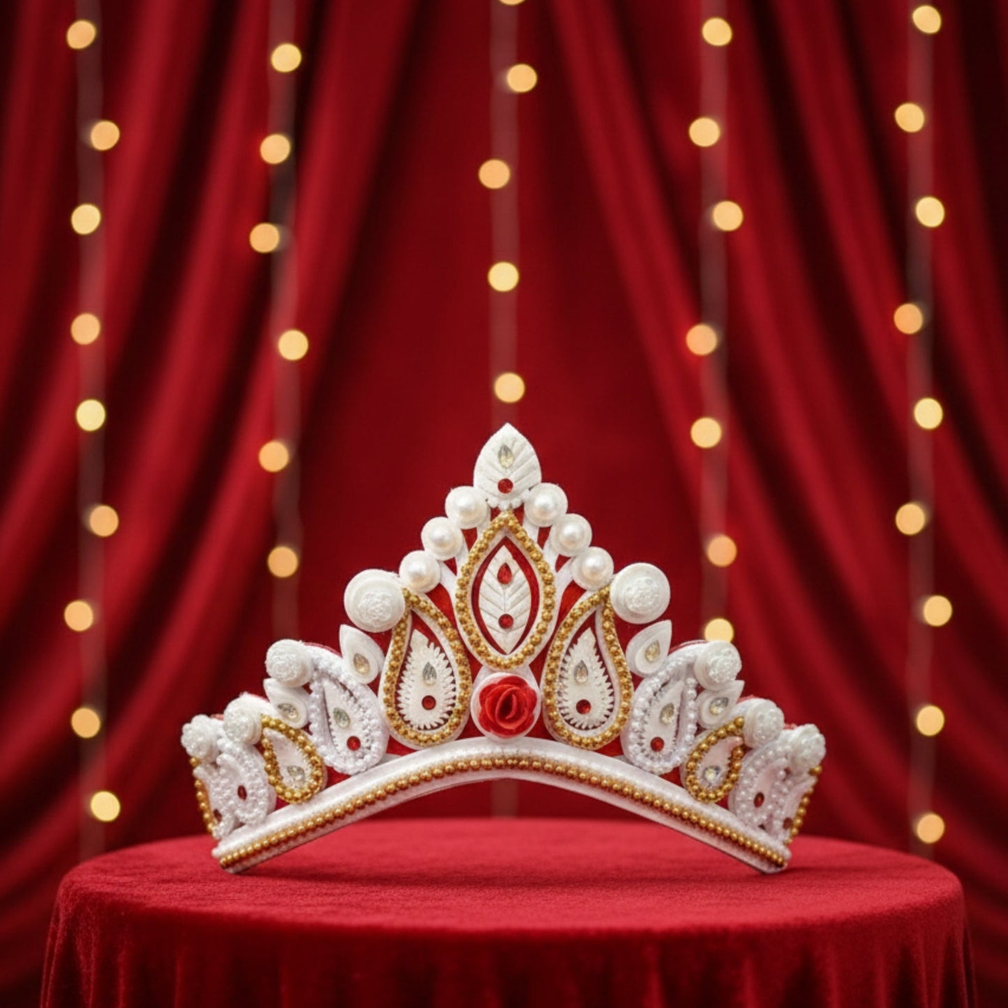 Premium Pure Sola Bridal Crown