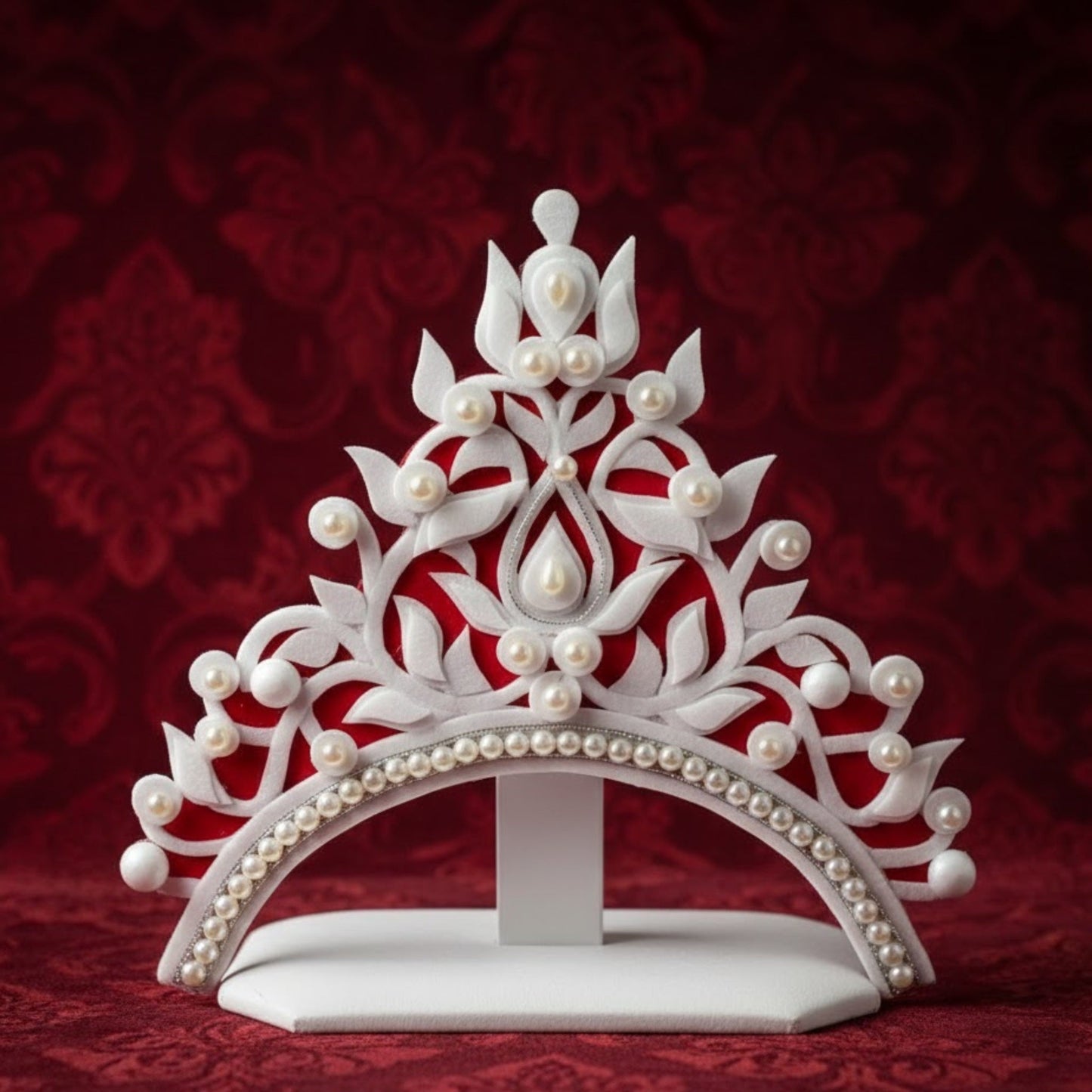 Royal Embroidered Bride Mukut Piece