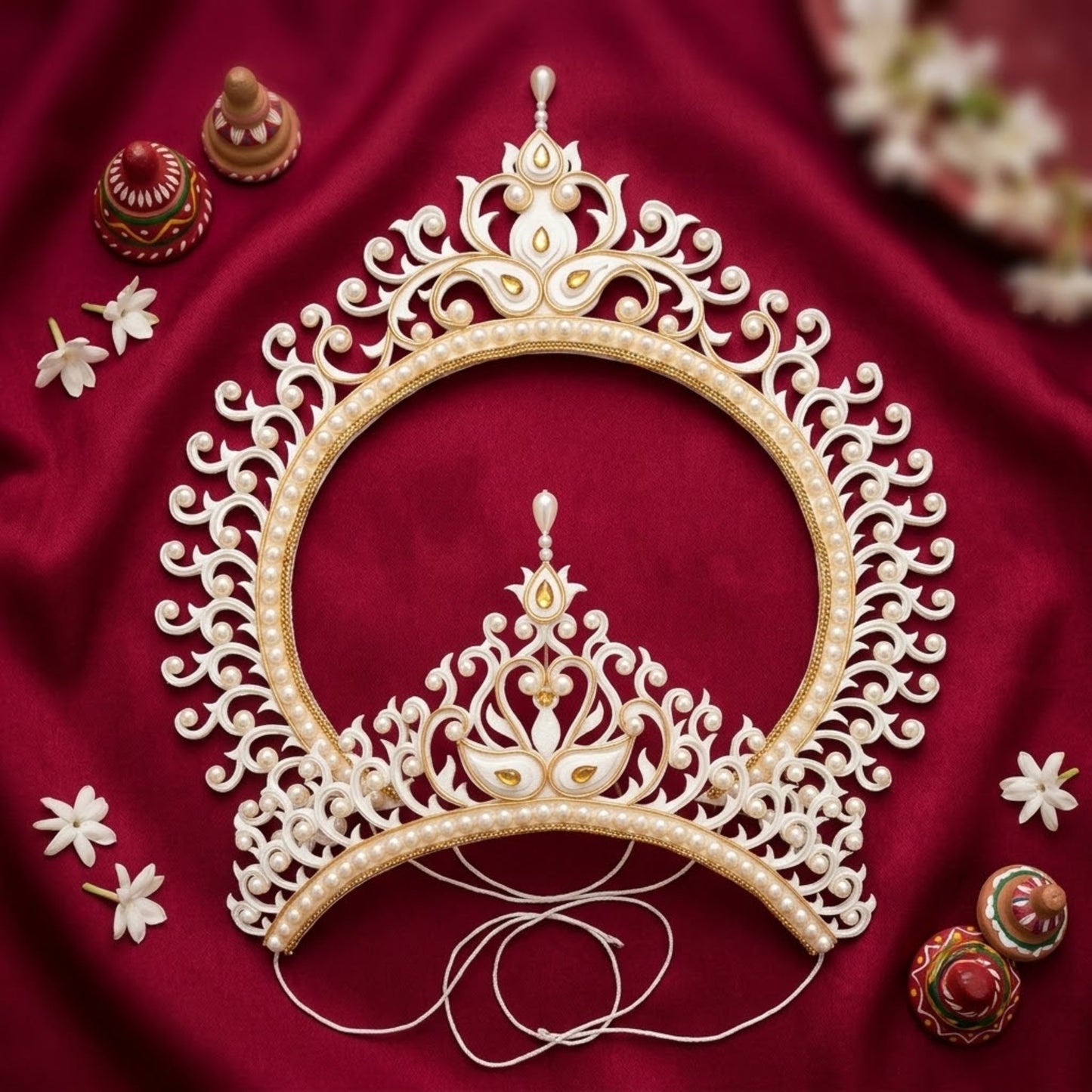 Royal Two Layer Bridal Mukut
