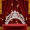 Elegant Pure Sola Wedding Mukut