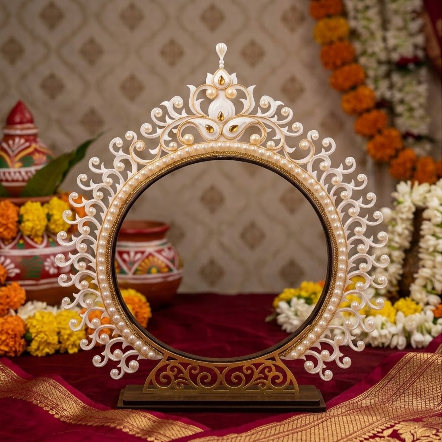 Royal Two Layer Bridal Mukut