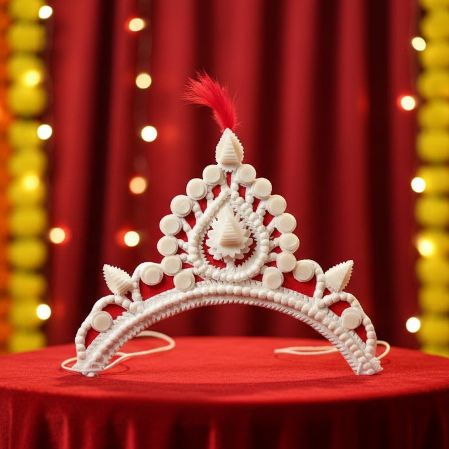 Designer Pure Sola Bride Mukut
