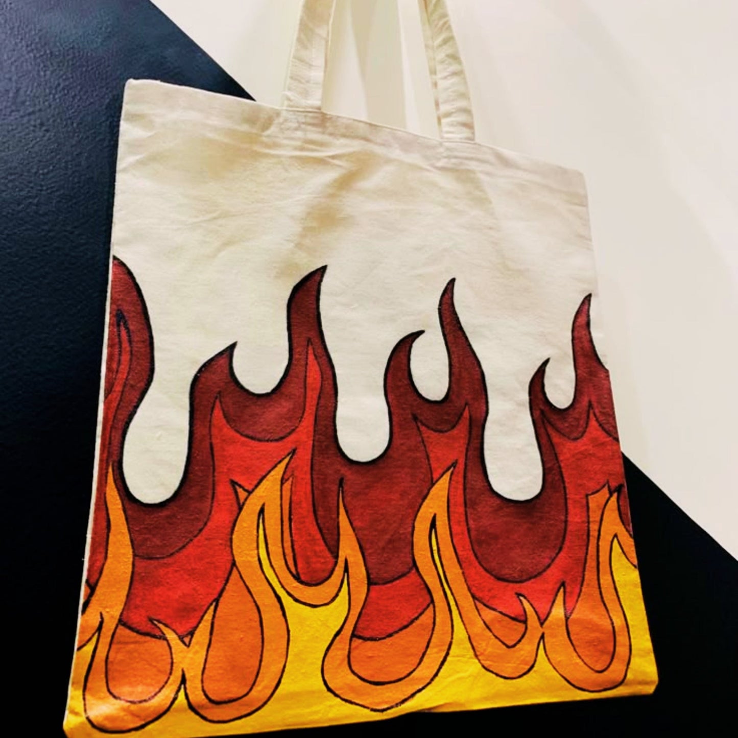 Agnika Fire Illustration Tote Bag