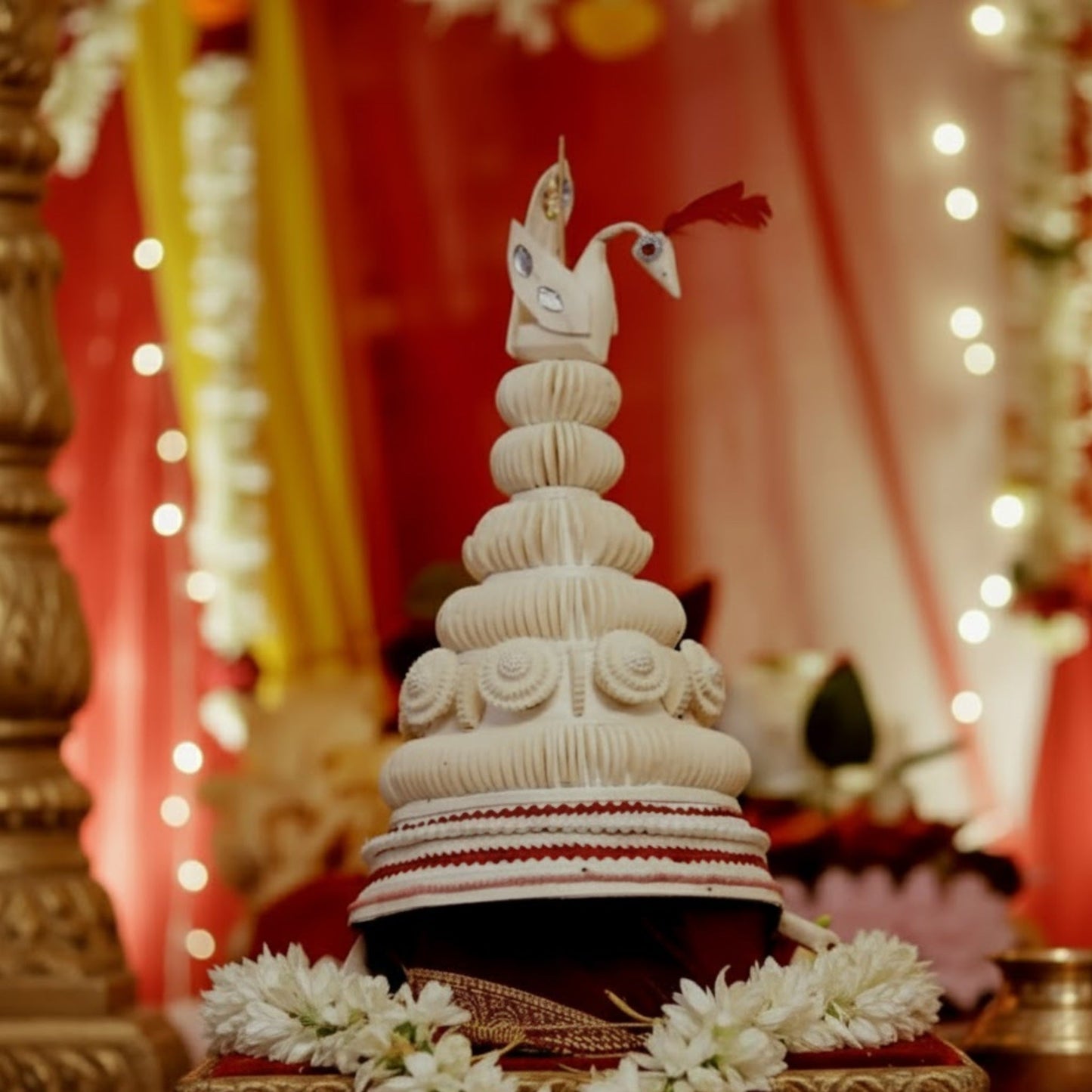Handcrafted Wedding Topor for Bengali Groom (14 inch X 24 inch)