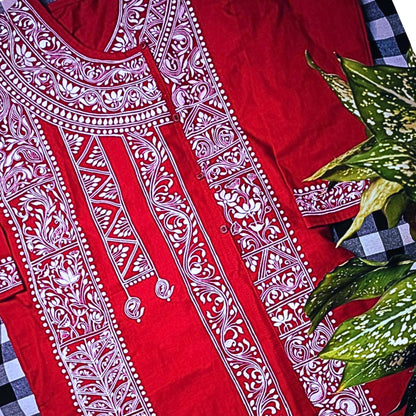 Kalkon Ka Jadoo – Hand Printed Dhoti & Panjabi