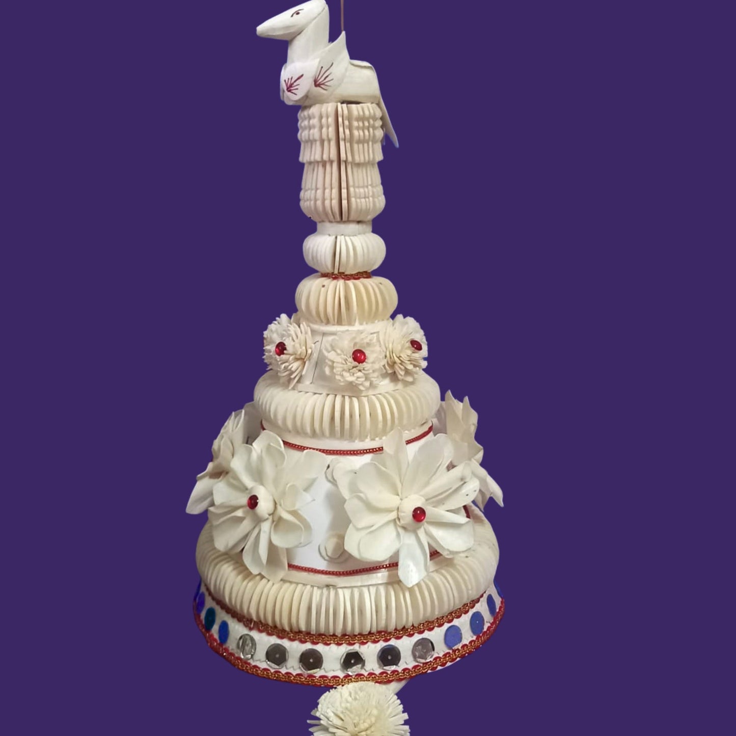 Classic Sholapith Groom’s Topor (14 inch X 24 inch)