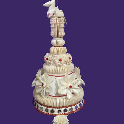 Classic Sholapith Groom’s Topor (14 inch X 24 inch)