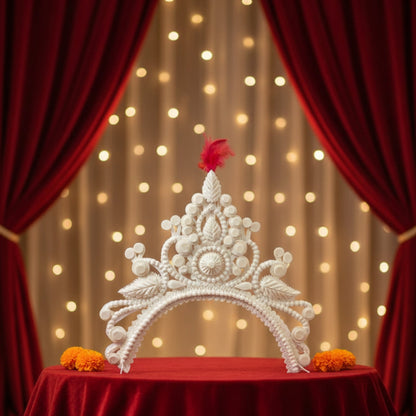 Sacred Pure Sola Bridal Mukut