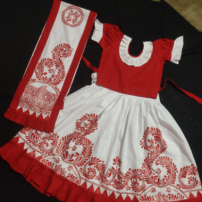 Sundari Kalka Baby Lehenga Set