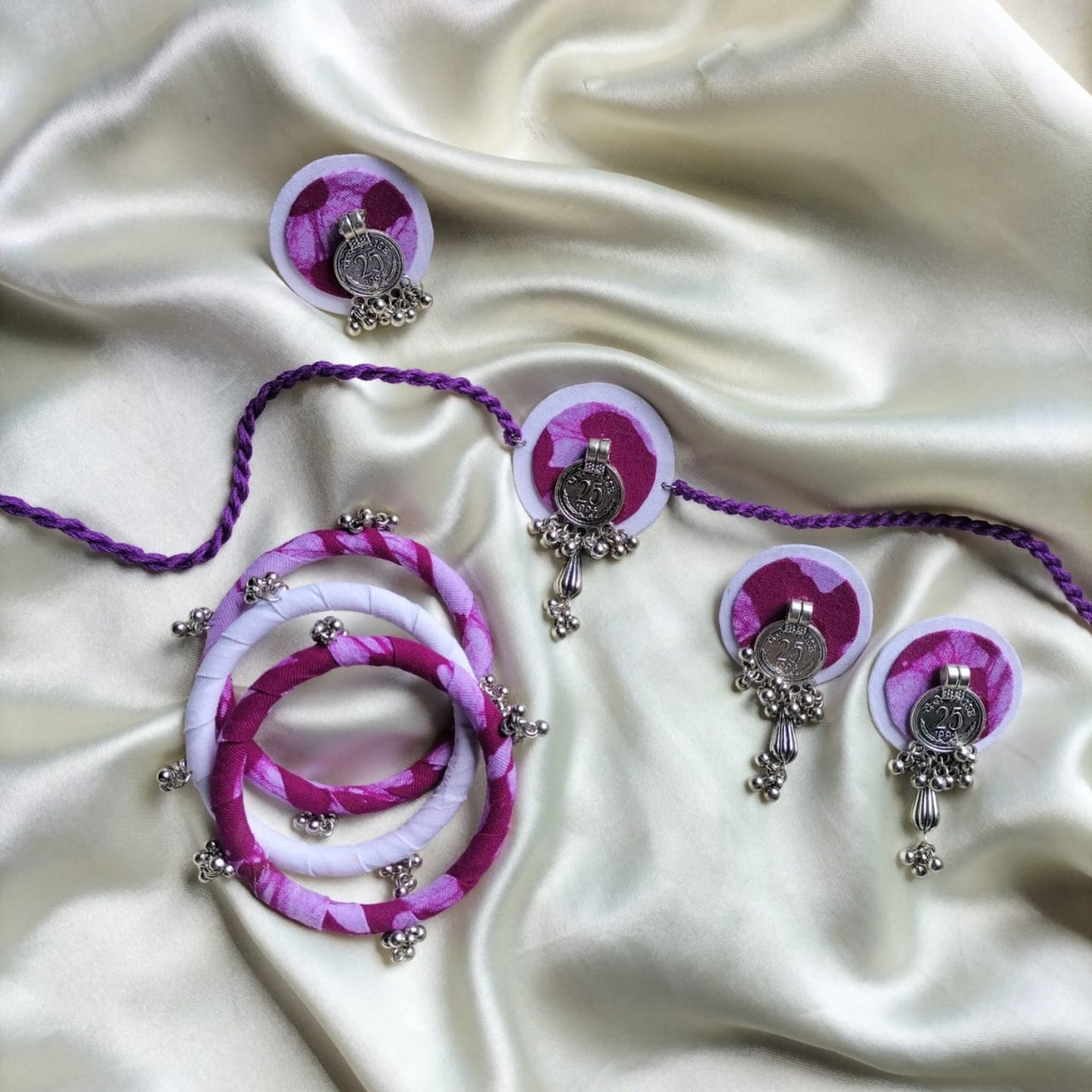 Rajonika Fabric Jewelry Set