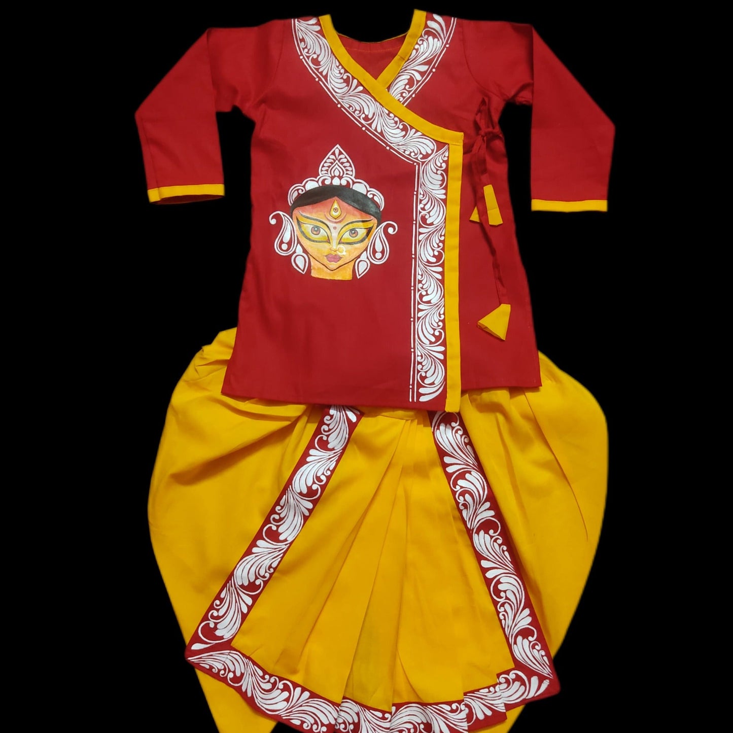 Haldi Bloom Baby Dhuti Panjabi Set