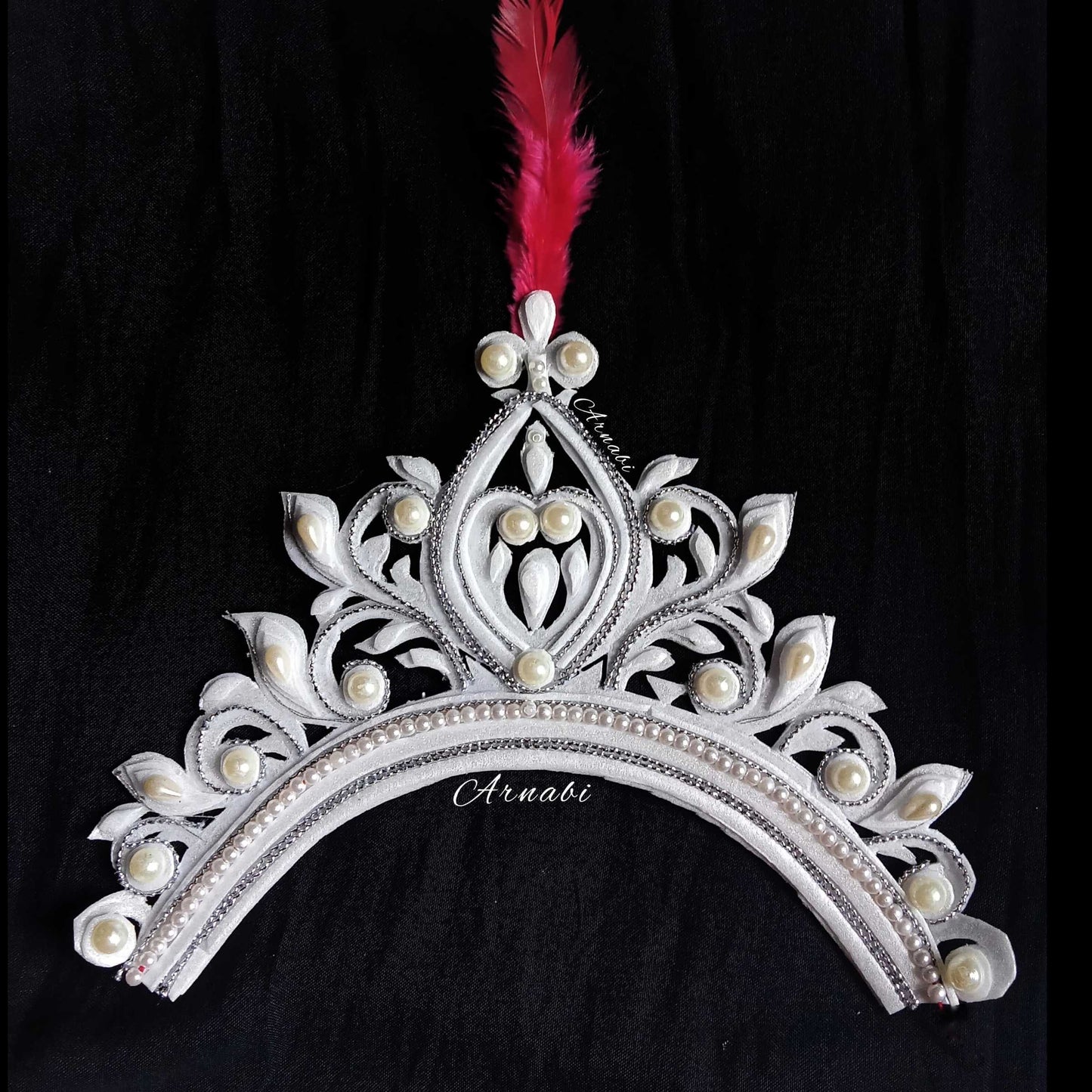 ChandrikaViraaj Mukut – Feathered Royalty