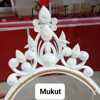 Authentic Bengali Bridal Sola Mukut