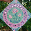 Floral Echo – Elegant Lippan Art Wall Hanging