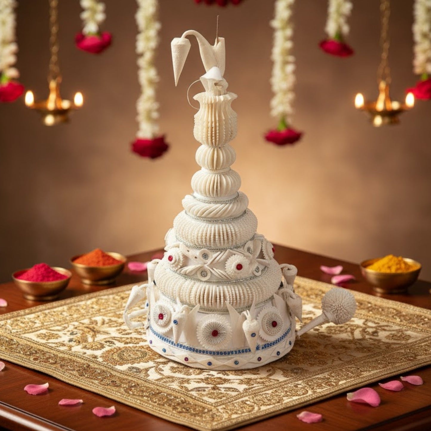 Premium Traditional Groom Topor Design (14 inch X 24 inch)