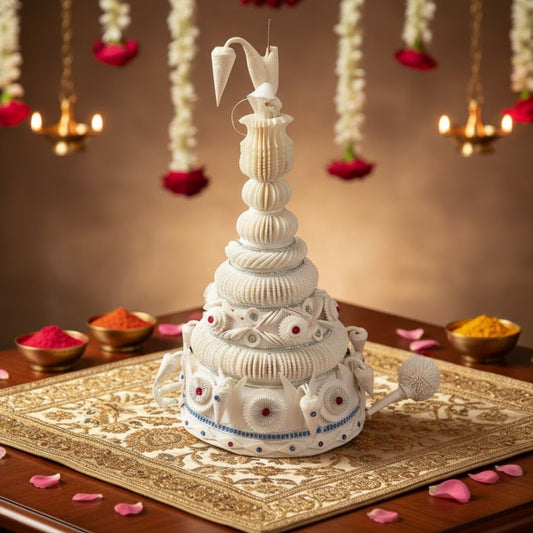 Premium Traditional Groom Topor Design (14 inch X 24 inch)