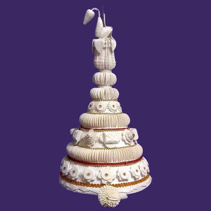 Regal Sholapith Topor for Groom (14 inch X 24 inch)