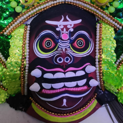 Asur Chhau Folk Mukhosh (14×14 inch)