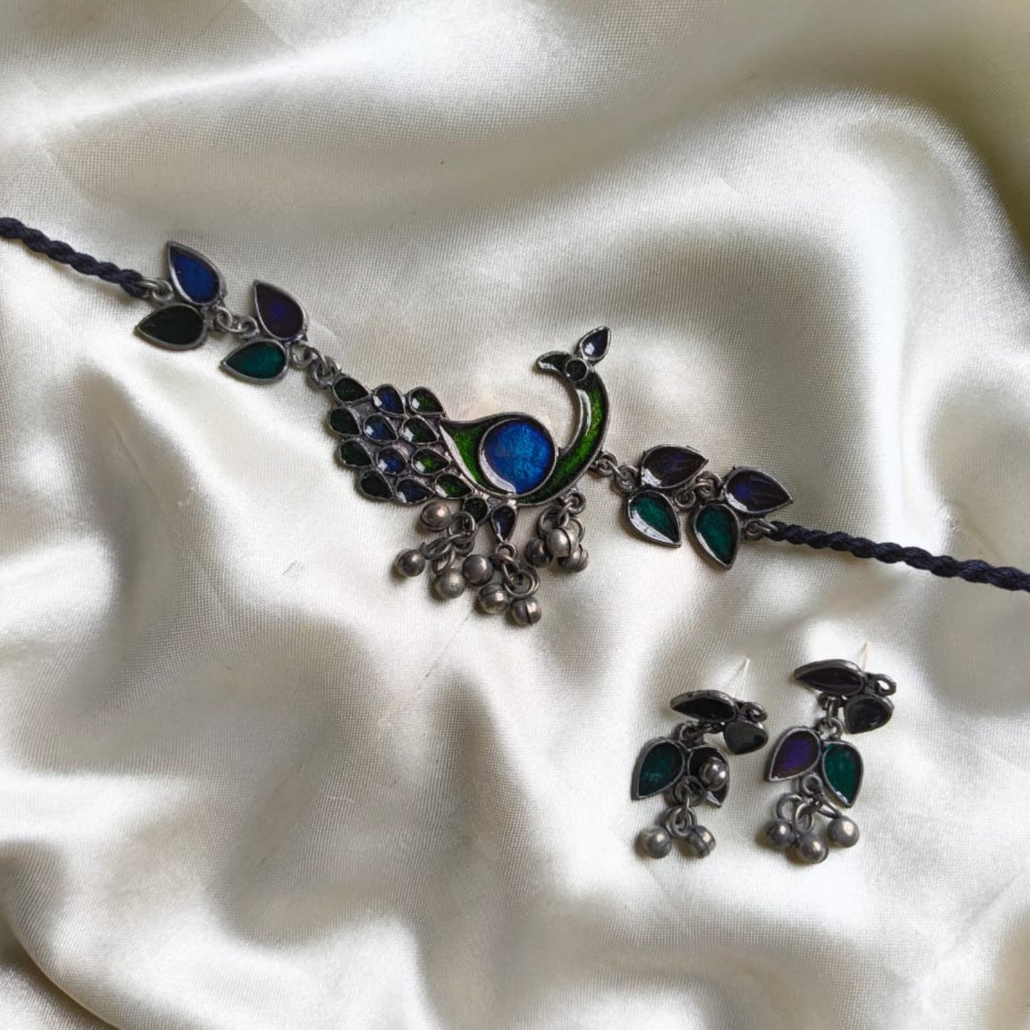Rajshri Oxidized Jewelry Set