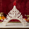 Traditional Red Sola Mukut Wedding
