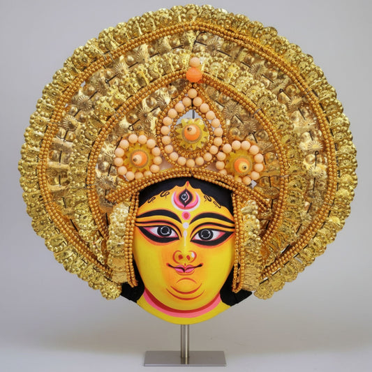 Ma Durga Chhau Mukhosh– (14×14 inch)