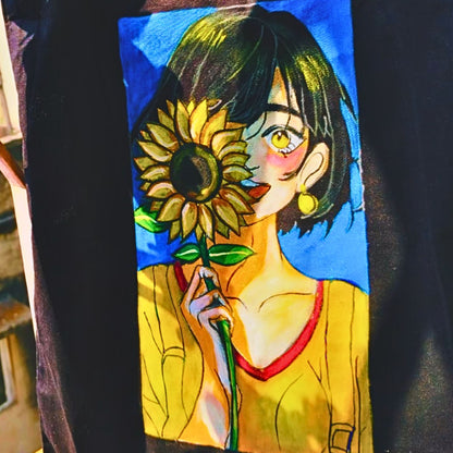 Sunflower Dreams Tote – Canvas Side Bag